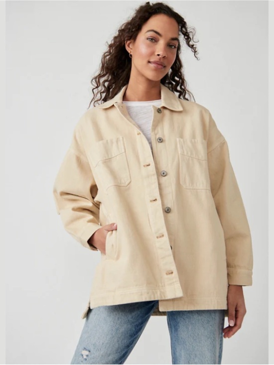 Free People Jackets & Blazers - Free People Madison City Twill Jacket